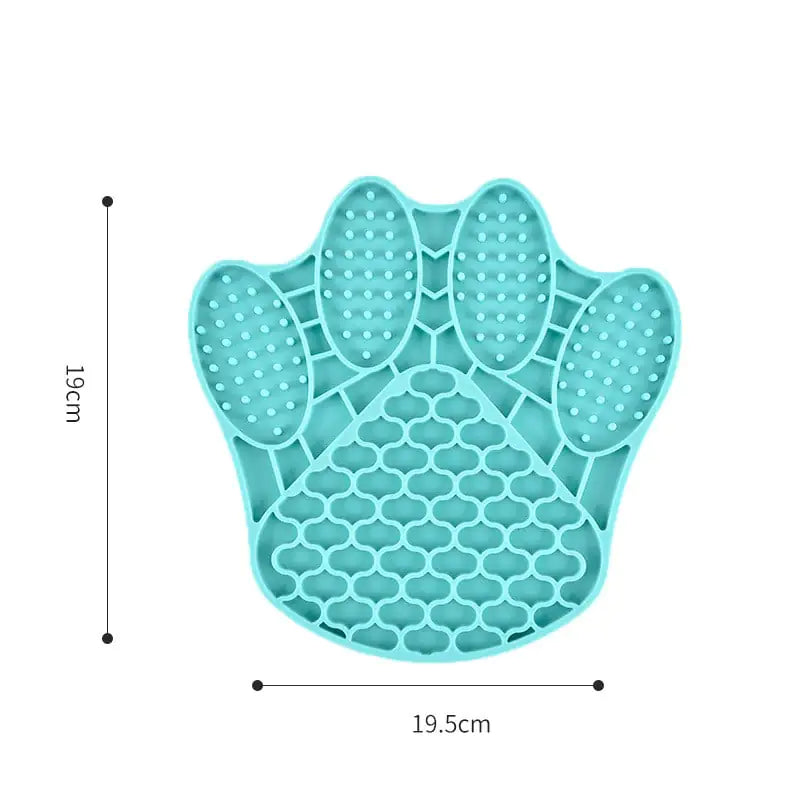 LickEase Paw Shaped Slow Feeding Mat