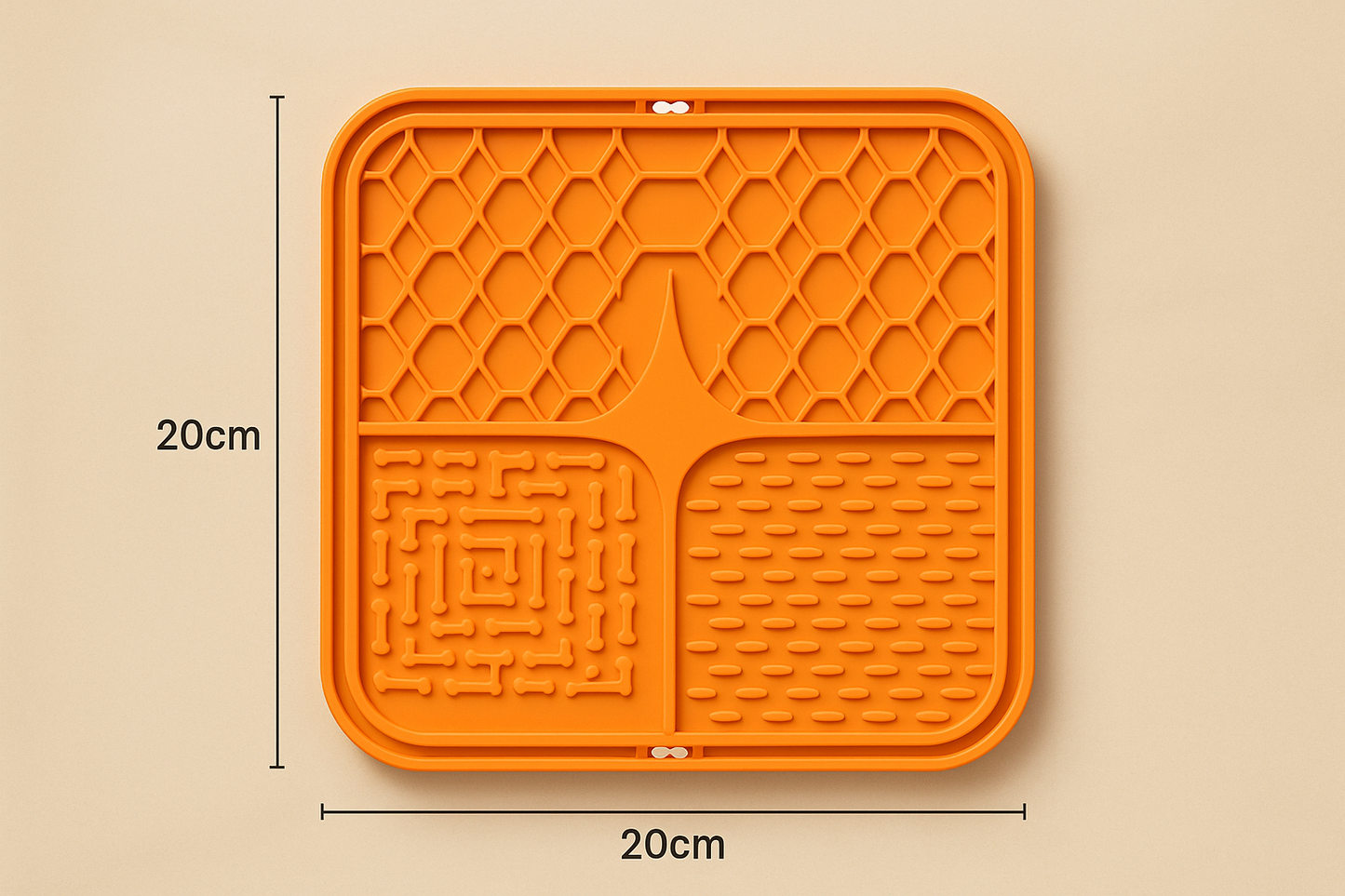 LickEase Pet Licking Mat – Slow Feeder for Dogs & Cats
