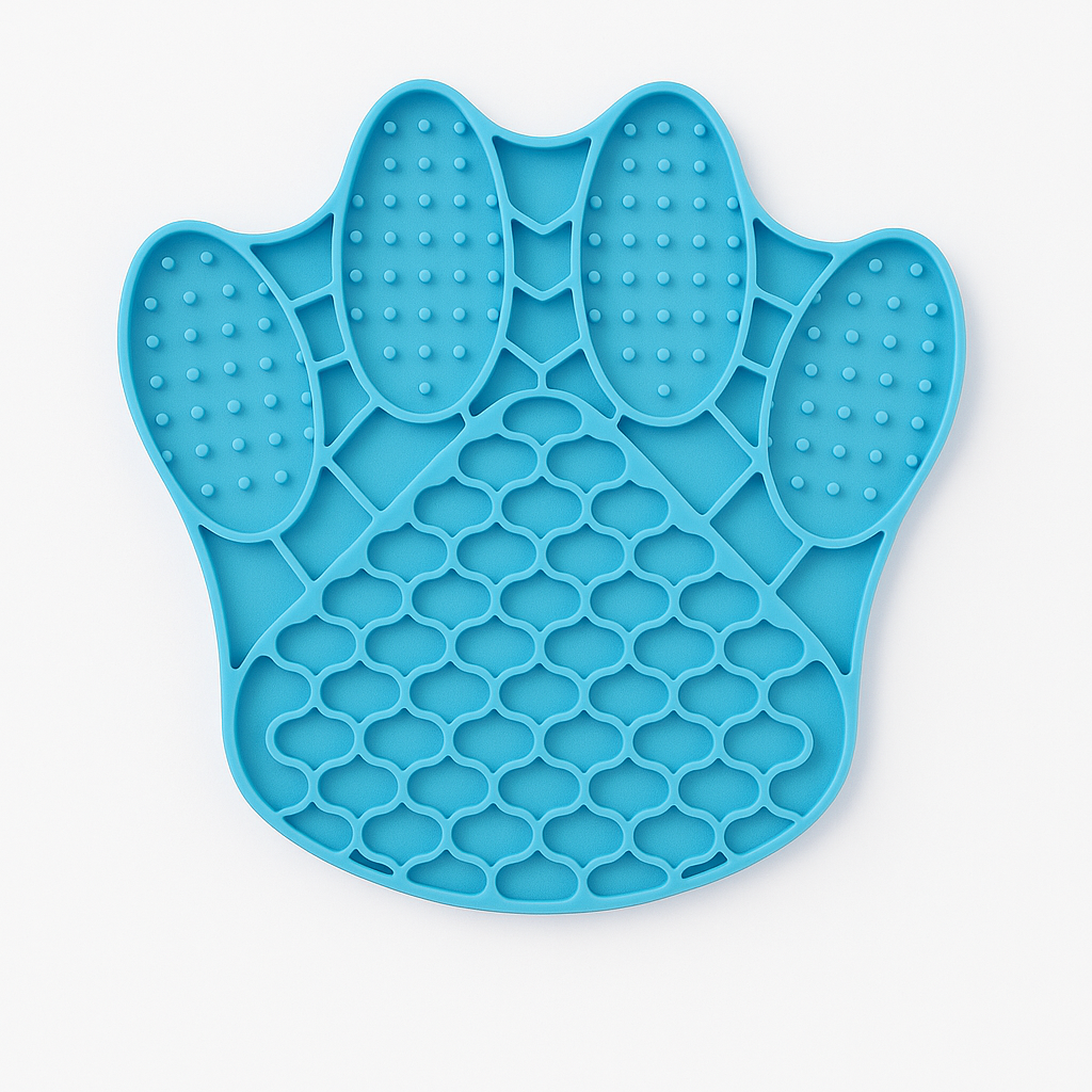 LickEase Paw Shaped Slow Feeding Mat