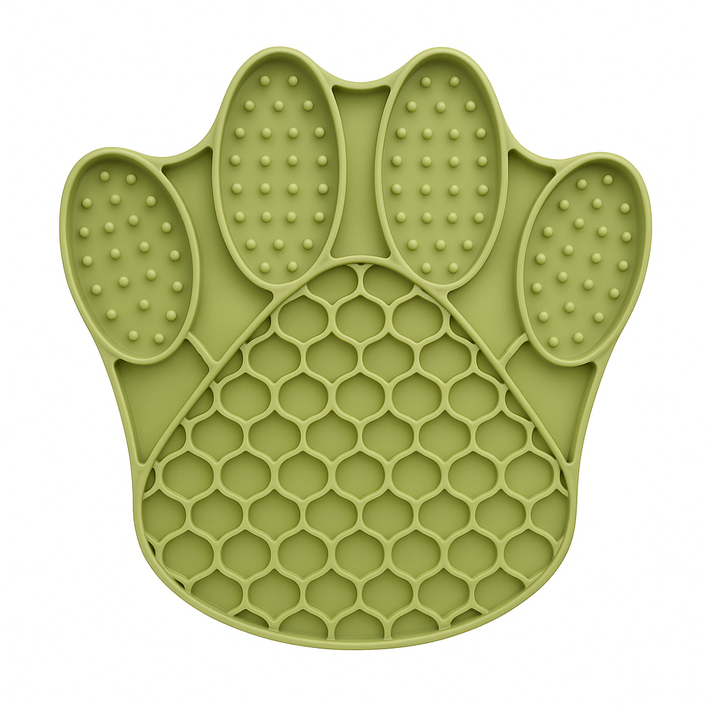 LickEase Paw Shaped Slow Feeding Mat
