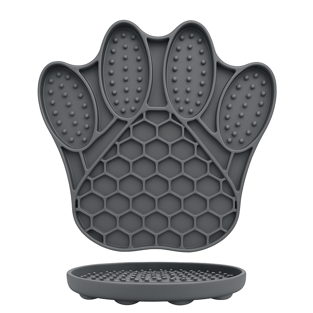LickEase Paw Shaped Slow Feeding Mat