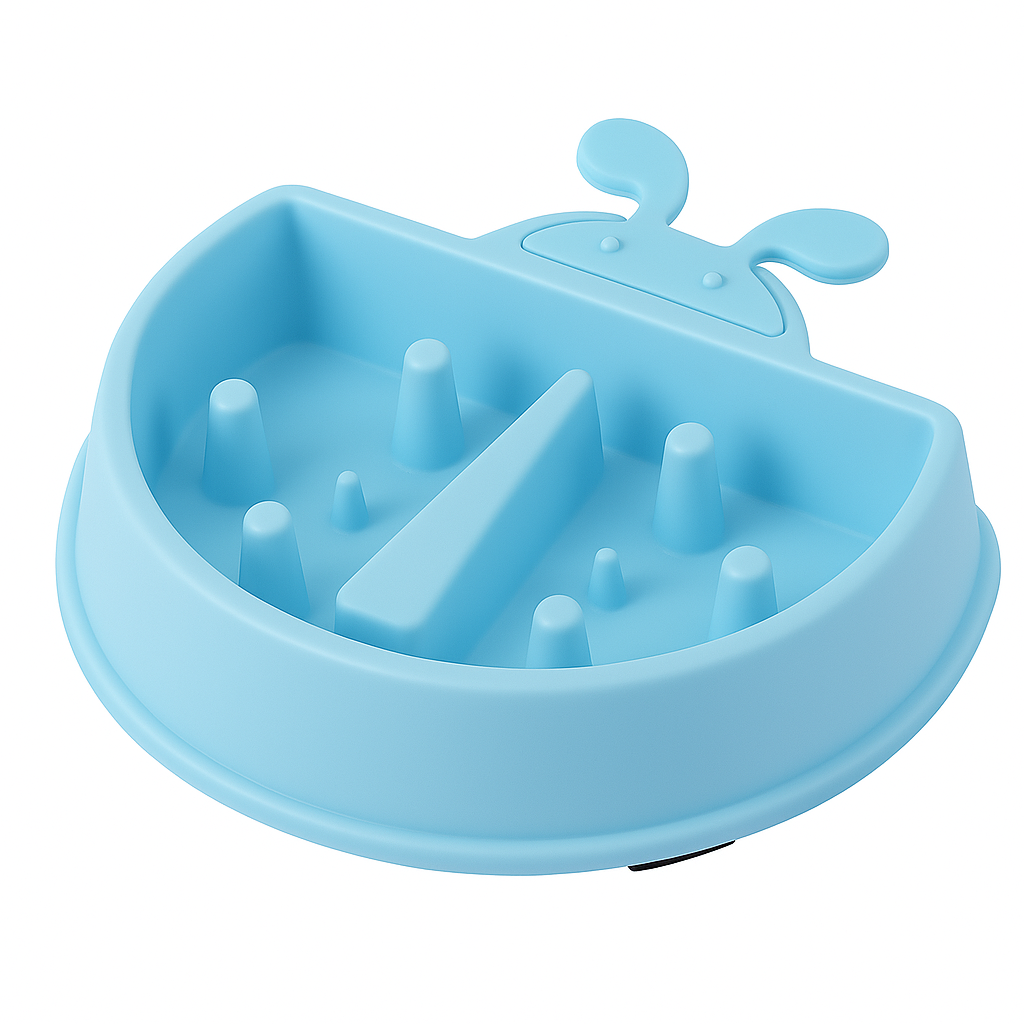 LickEase Ladybug Dog Bowl - Slow Feeder for Pets