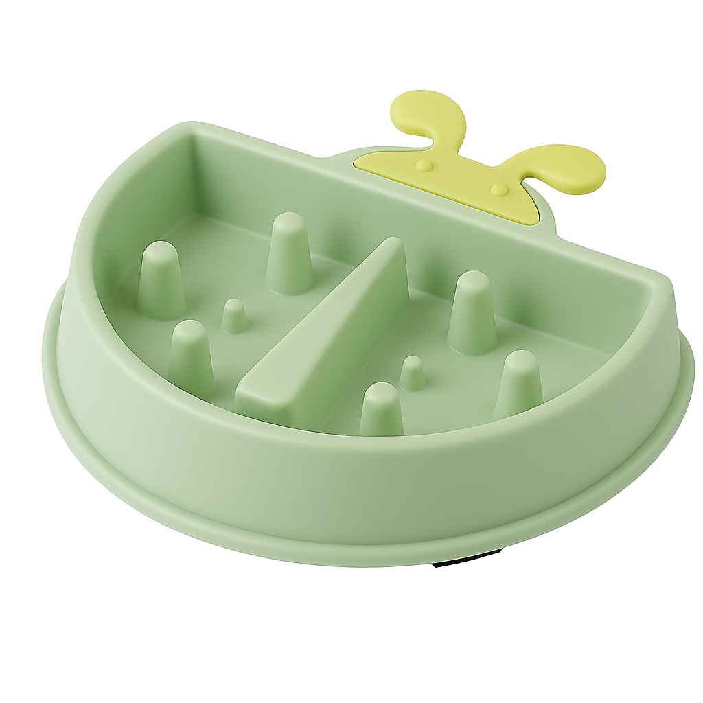 LickEase Ladybug Dog Bowl - Slow Feeder for Pets