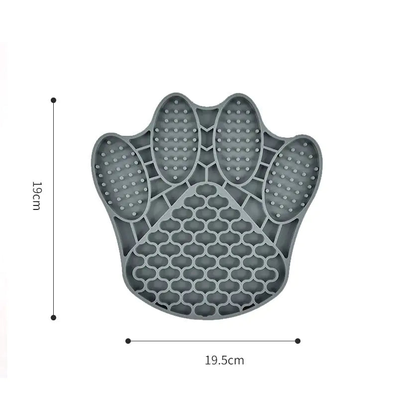 LickEase Paw Shaped Slow Feeding Mat