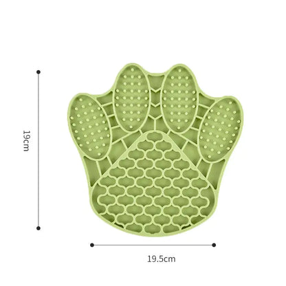 LickEase  Paw Shaped Slow Feeding Mat