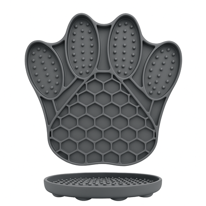 LickEase  Paw Shaped Slow Feeding Mat