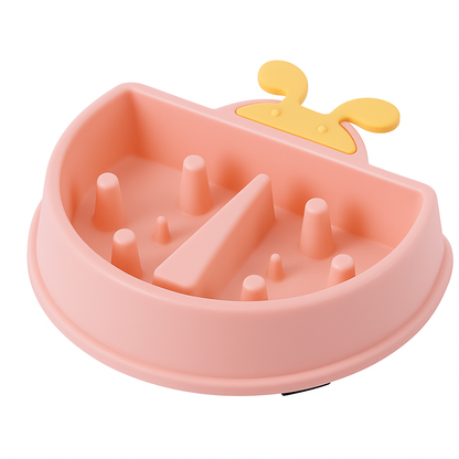 LickEase Ladybug Dog Bowl - Slow Feeder for Pets