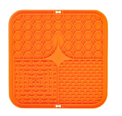 LickEase Pet Licking Mat – Slow Feeder for Dogs & Cats