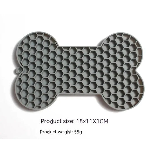 LickEase Bone Shaped Licking Dog Slow Food Mat