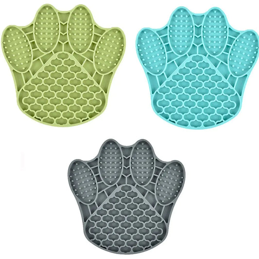 LickEase  Paw Shaped Slow Feeding Mat
